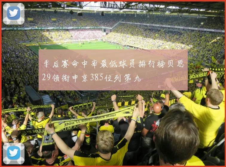 季后赛命中率最低球员排行榜贝恩29领衔申京385位列第九